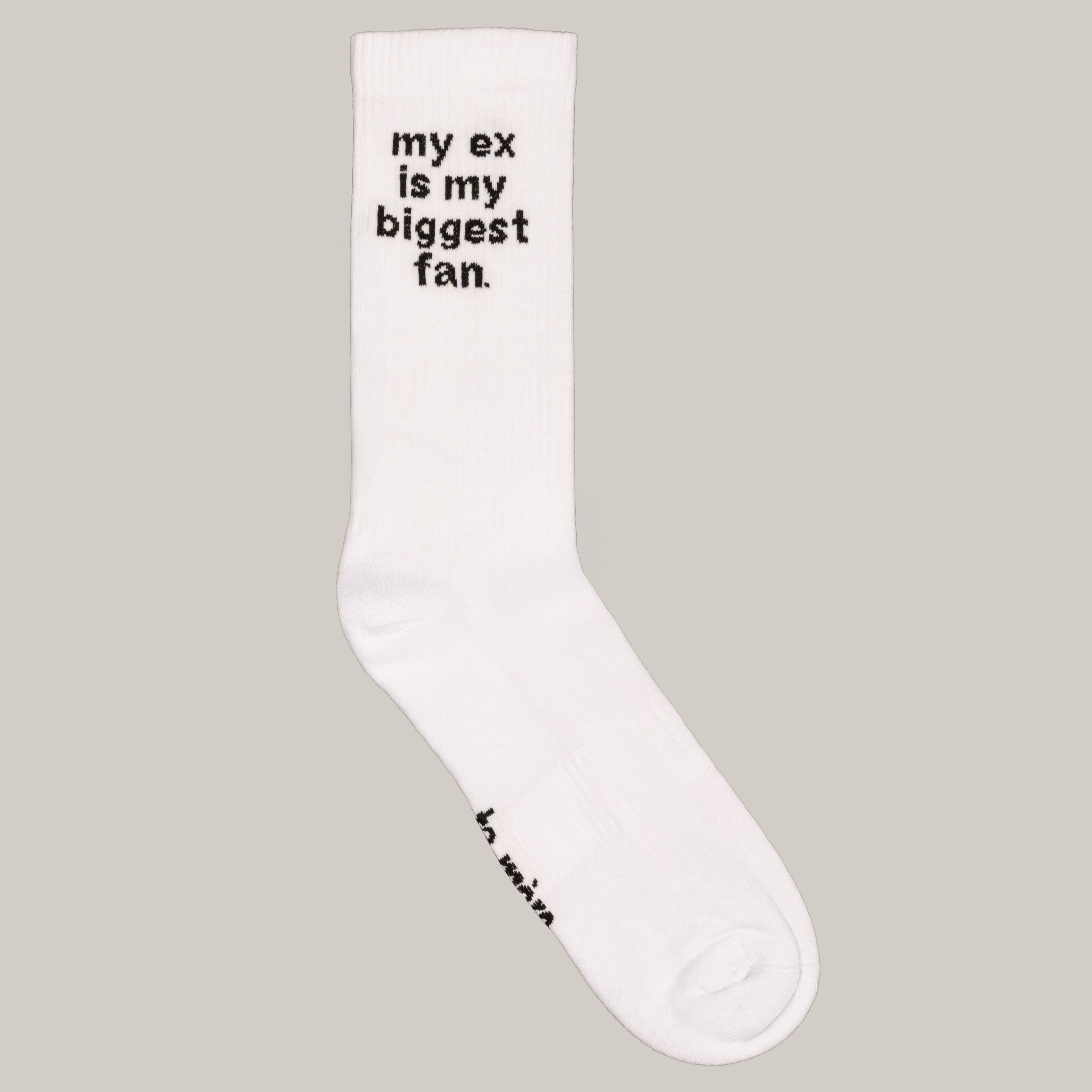 my ex is my biggest fan.